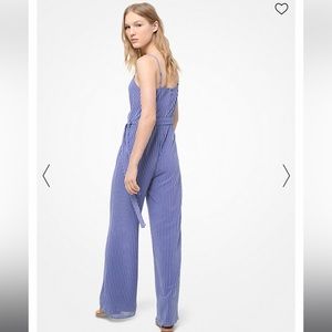 Michael Kors Striped Georgette Jumpsuit size XS